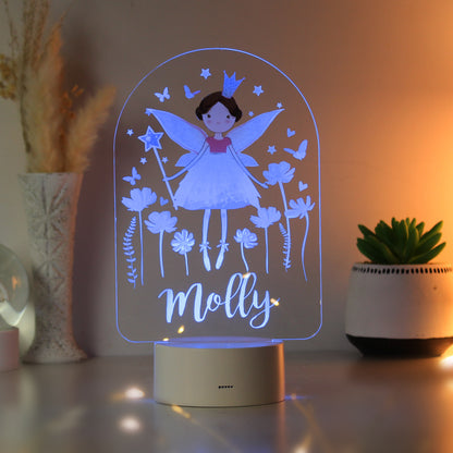 Personalised Fairy Princess LED Colour Changing Light