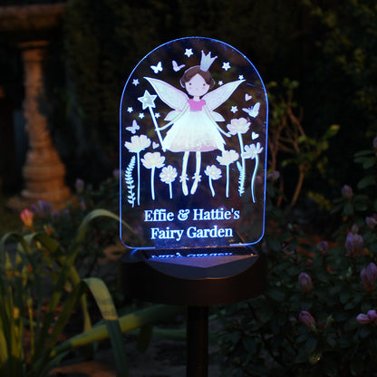 Personalised Fairy Princess Solar Light
