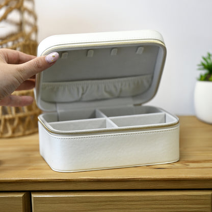 Personalised Floral Arch Travel Jewellery Box