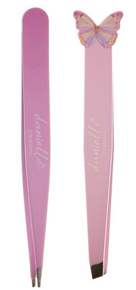 Pink Butterfly Tweezer Duo