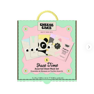 Cheesecake 5Pc Face Sheet Mask