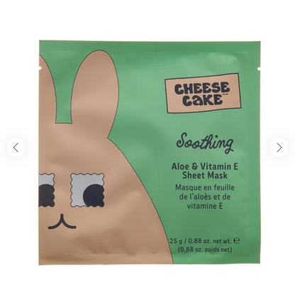 Cheesecake 5Pc Face Sheet Mask
