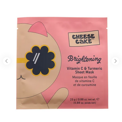 Cheesecake 5Pc Face Sheet Mask