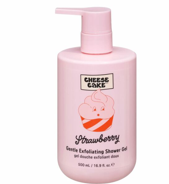 Cheesecake 500Ml Gentle Exfoliating Shower Gel- Strawberry