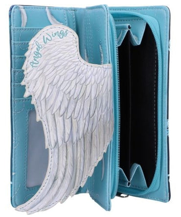 Angel Wings Embossed Purse 18.5cm