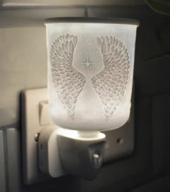 Porcelain Plug In Electric Melt Warmer - Angel Wings