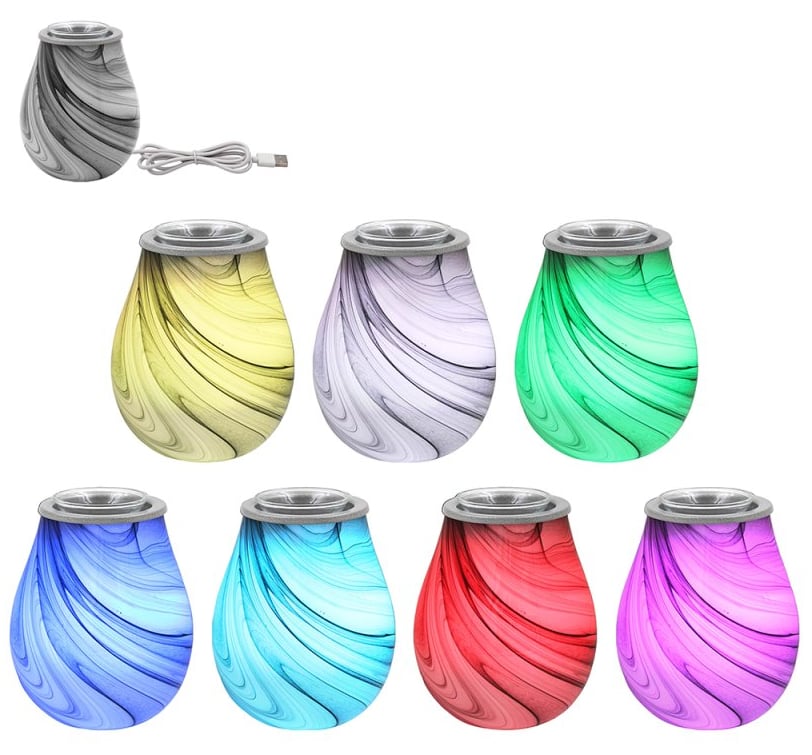 AROMA LAMP MARBLE COLOUR CHANGE