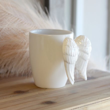 Ceramic Angel Wings Mug
