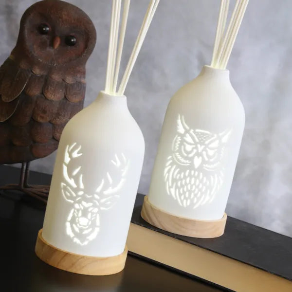 LED Ceramic Reed Diffuser Stag 19cm