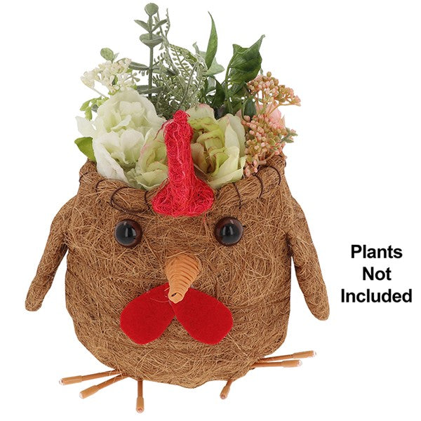 Cute Coir Planter Chicken Large