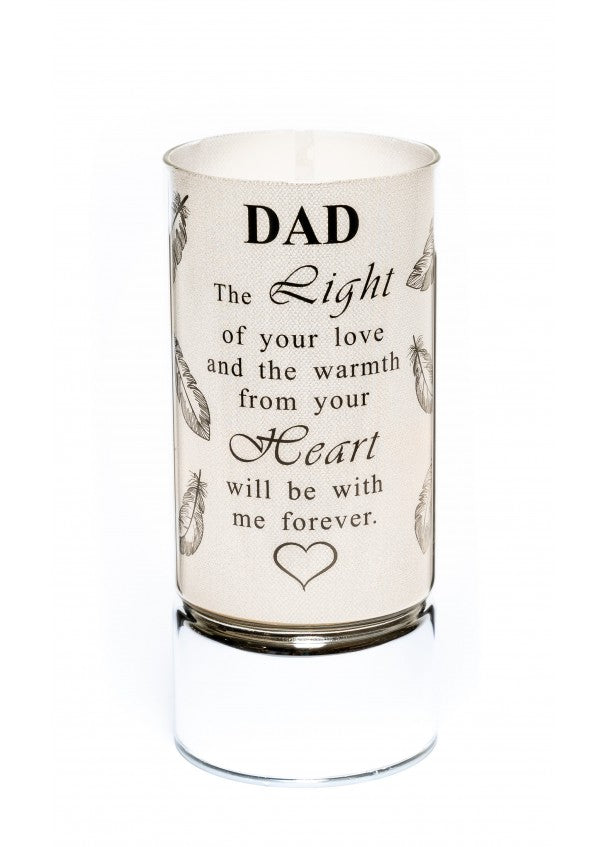 Dad Memorial Battery Operated Tube Light