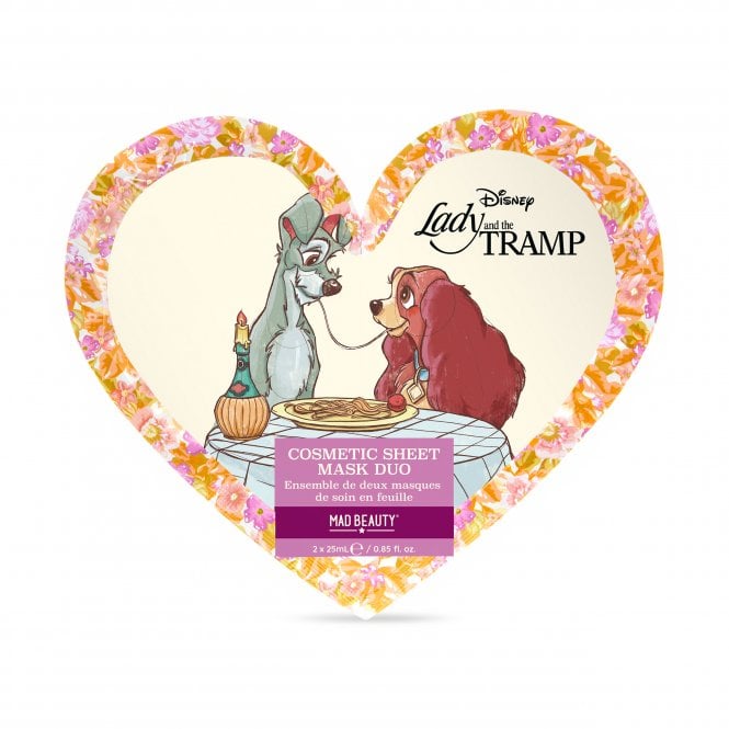 Disney Lady & The Tramp Cosmetic Sheet Mask Duo