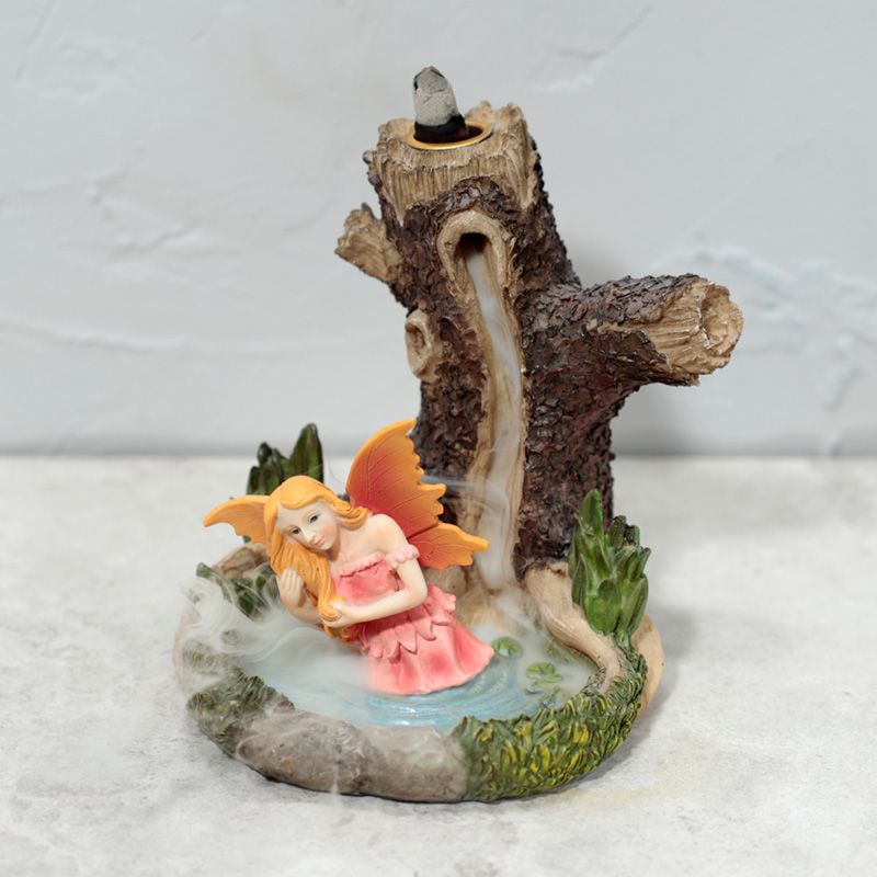 Tree Fairy Lake Backflow Incense Burner