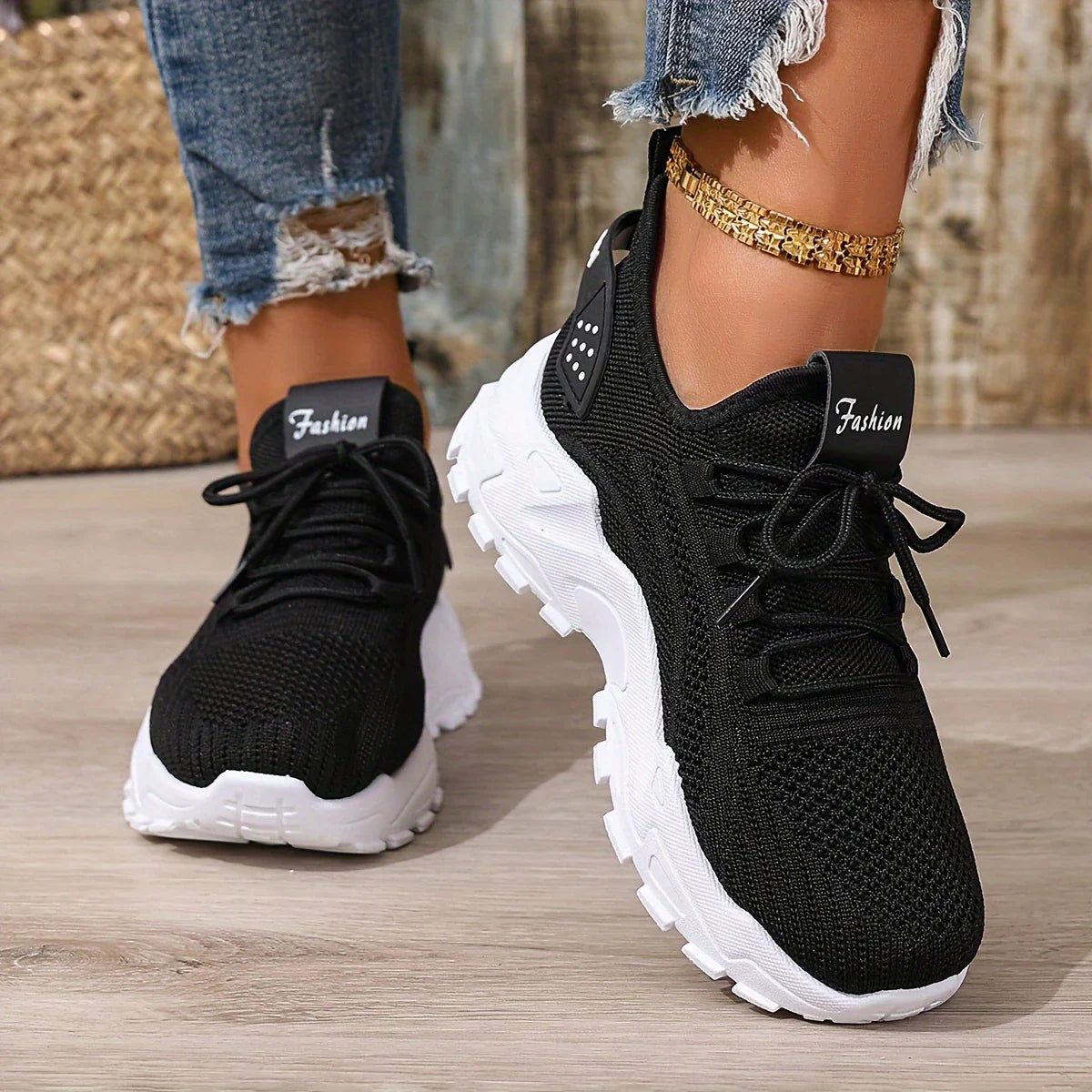 Women's Trainers white shoes, summer mesh design