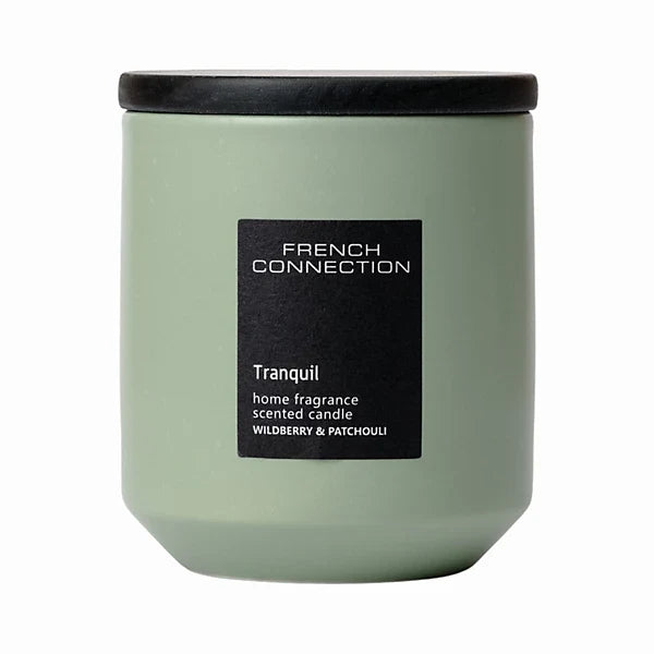 French Connection Scented Candle Jar - Wildberry & Patchouli