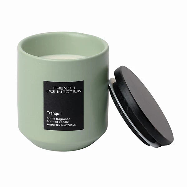 French Connection Scented Candle Jar - Wildberry & Patchouli