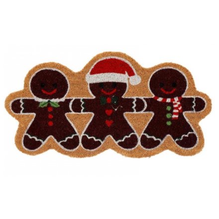 Gingerbread Men Doormat