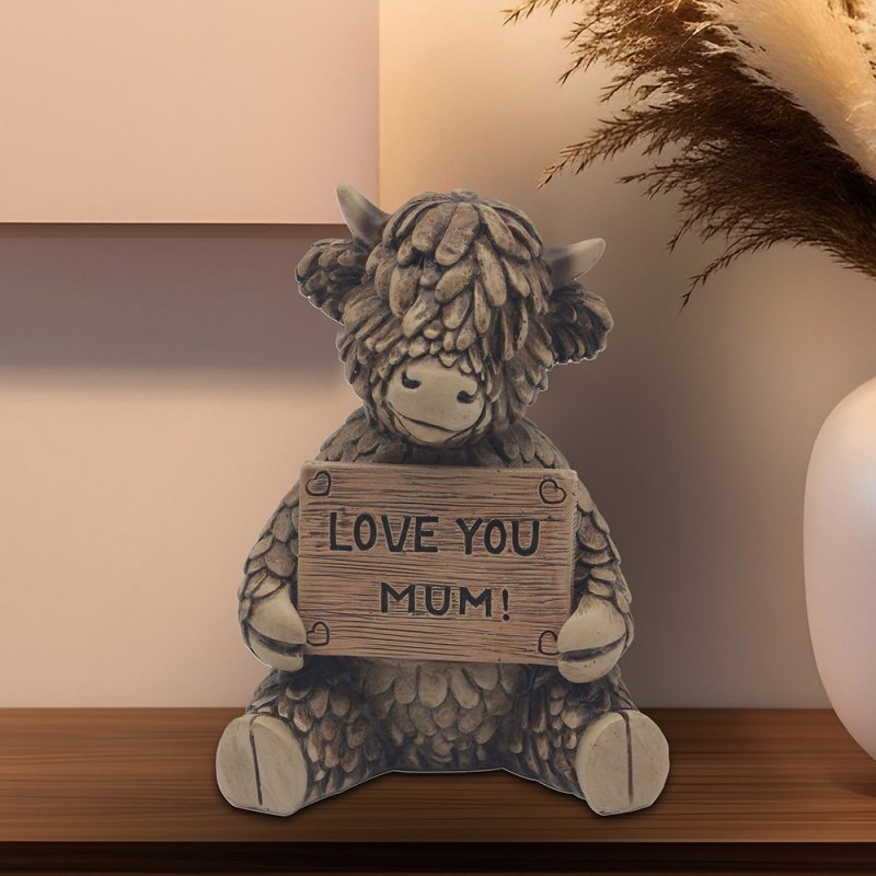 HIGHLAND COW LOVE YOU MUM