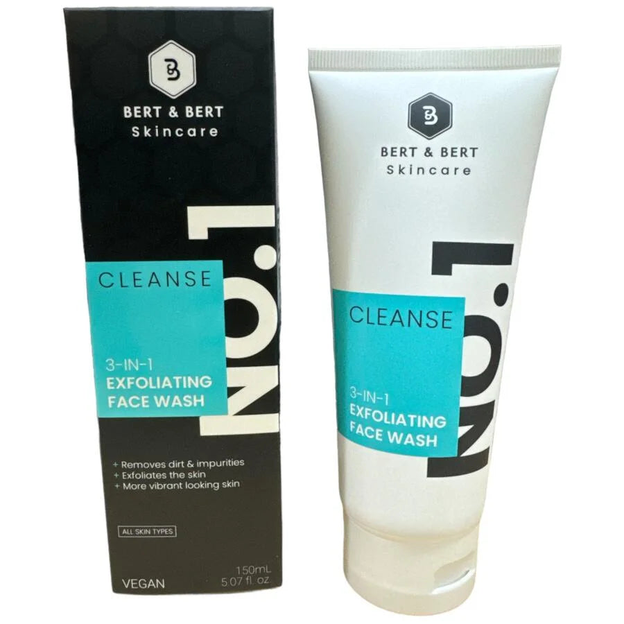 Bert & Bert No.1 Cleanse 3-In-1 Exfoliating Face Wash