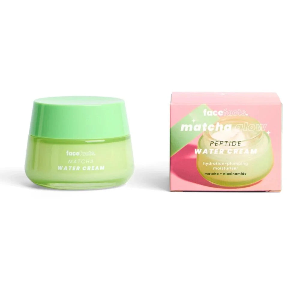 Face Facts Matcha Glow Peptide Water Cream - 50ml