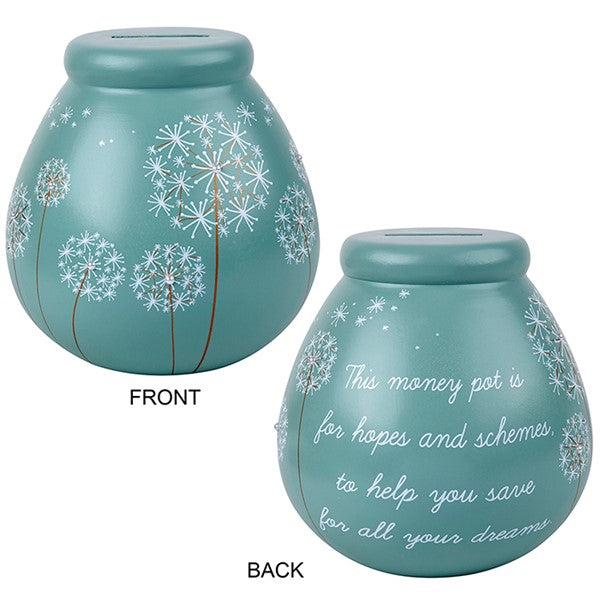 Pot of Dreams Dandelion Teal