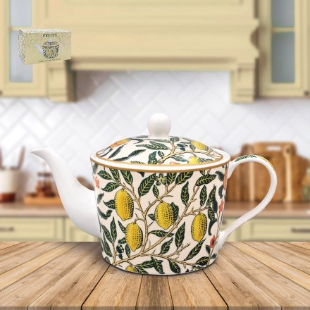 Lemon Fruits Teapot
