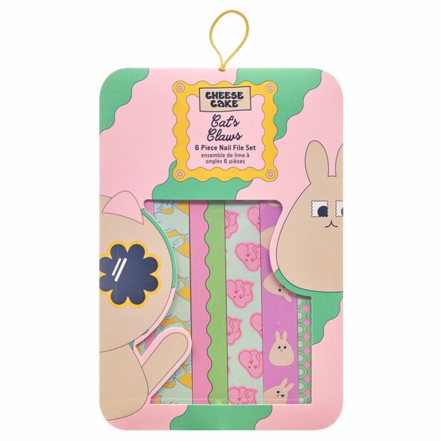 Cheesecake 6Pc Nail File Set - Multi-Color