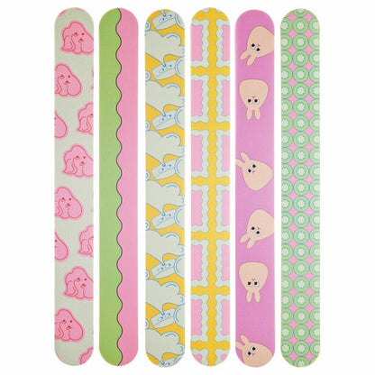 Cheesecake 6Pc Nail File Set - Multi-Color