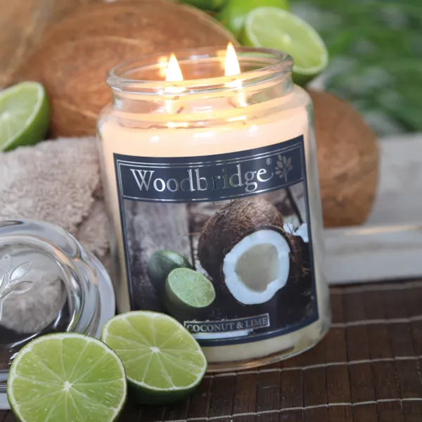 Coconut & Lime  Large Scented Candle Jar