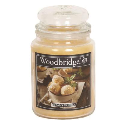 Creamy Vanilla  Large Scented Candle Jar
