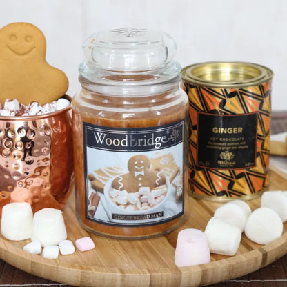 Gingerbread Man  Large Scented Candle Jar